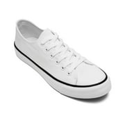 Unisex Low Top Lace Up Casual Canvas Shoes for Women and Men, Comfortable Lightweight Classic Fashion Sneakers Tennis Shoes for Men