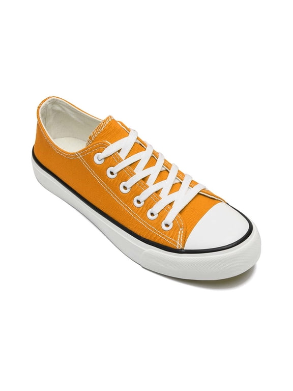Unisex Low Top Lace Up Casual Canvas Shoes for Women and Men, Comfortable Lightweight Classic Fashion Sneakers Tennis Shoes for Men