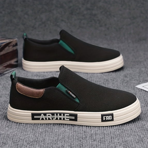 Unisex Low-top Slip-on Trendy Flat Casual Shoes Canvas Sneakers,