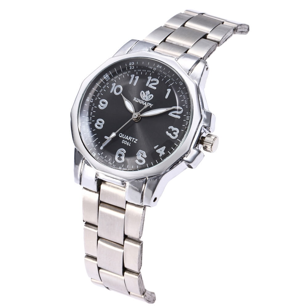 Unisex Luxury Diamond Watch Quartz Watches Stainless Steel Strap Watch