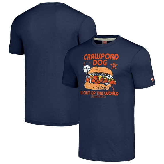 Unisex MLB x Guy Fieri-s Flavortown Navy Houston Astros Tri-Blend T-Shirt