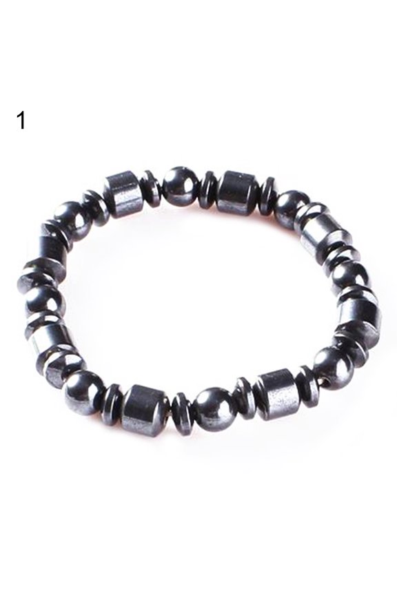 Unisex Magnet Beads Elastic Rope Stone Bracelet Fashion Jewelry for Daily Life