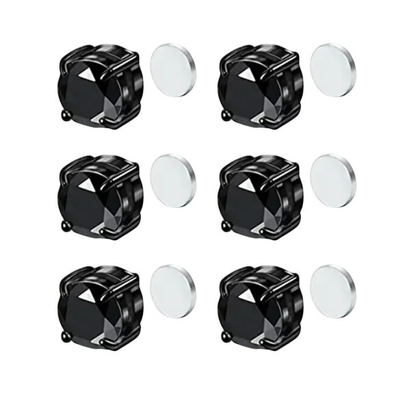 Unisex Magnetotherapy Earrings - 3 Pairs of Ear Acupressure Accessories Without Piercing for Wellness