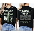 thumbnail image 1 of Unisex Malachi Barton Descendants Zombies Worlds Collide Tour Two Sides T-Shirt, Sizes S-5XL, Tbun, 1 of 5
