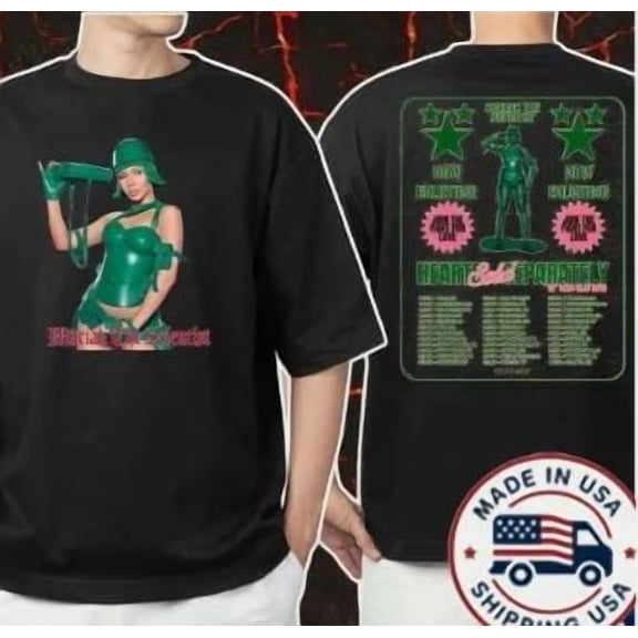 Unisex Mariah The Scientist Hearts Tour 2026 T-Shirt, Sizes S-5XL, GrolyTee