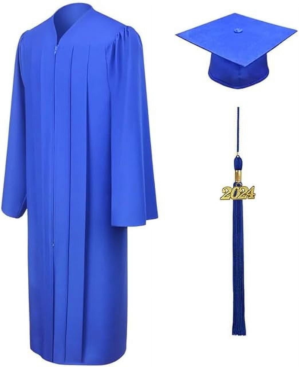 Matte Graduation Cap Gown Tassel Package For High Bhutan - View #11