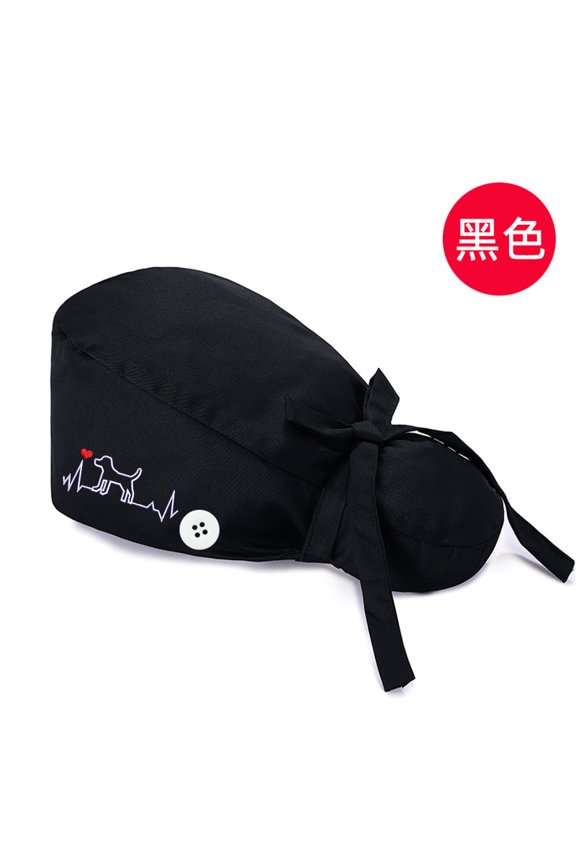 Unisex Medical Hair Cap - Cotton Scrub Hat for Professionals‌