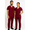 thumbnail image 1 of Unisex Medical Scrub Set – V-Neck Top and Pants for Men and Women, 1 of 2