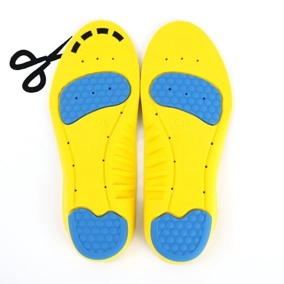 Unisex Memory Foam Orthotic Insoles - New Style Shoe Pads for Plantar Fasciitis with Arch Support Shock Absorption Metatarsal Pad Stoma Design