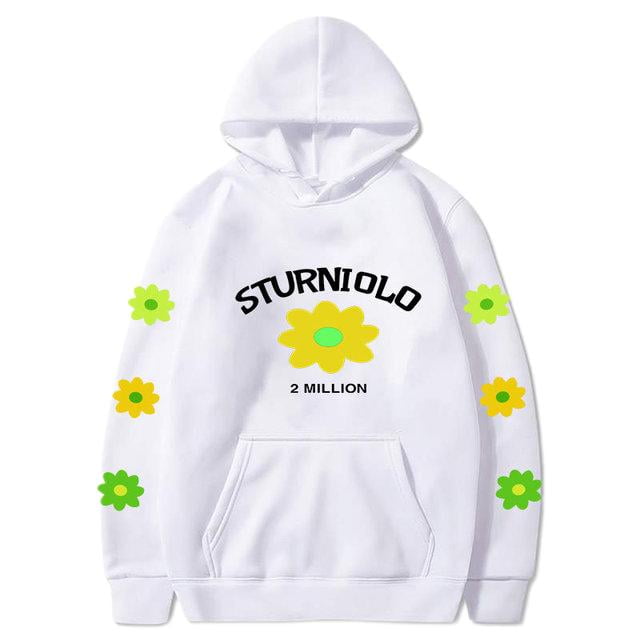 Unisex Men Hoodie Sturniolo Tripletss Flower Hoodies Sweatshirt