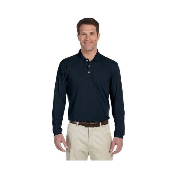 Unisex Men'S 5.6 Oz. Easy Blend Long-Sleeve Polo