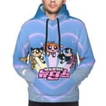thumbnail image 1 of Unisex Men'S And Women'S Powerpuff Girls Hoodies 3d Fashion Digital Print Cartoon Pullover Hooded Sweatshirts With Pockets, 1 of 8
