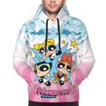 thumbnail image 1 of Unisex Men'S And Women'S Powerpuff Girls Hoodies 3d Fashion Digital Print Cartoon Pullover Hooded Sweatshirts With Pockets, 1 of 8