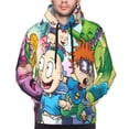 thumbnail image 1 of Unisex Men'S And Women'S Rugrats Hoodies 3d Fashion Digital Print Cartoon Pullover Hooded Sweatshirts With Pockets, 1 of 8