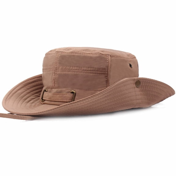 Unisex Men Women Classic Solid Color Hunting Camping Fishing Outdoor Bucket Cap