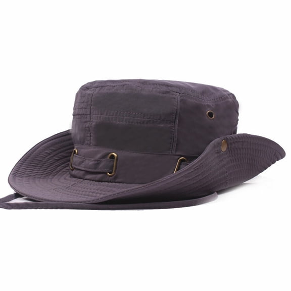 Unisex Men Women Classic Solid Color Hunting Camping Fishing Outdoor Bucket Cap