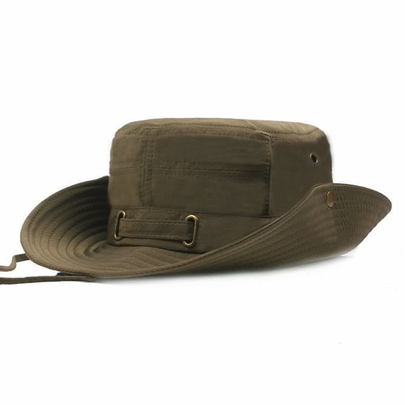 Unisex Men Women Classic Solid Color Hunting Camping Fishing Outdoor Bucket Cap
