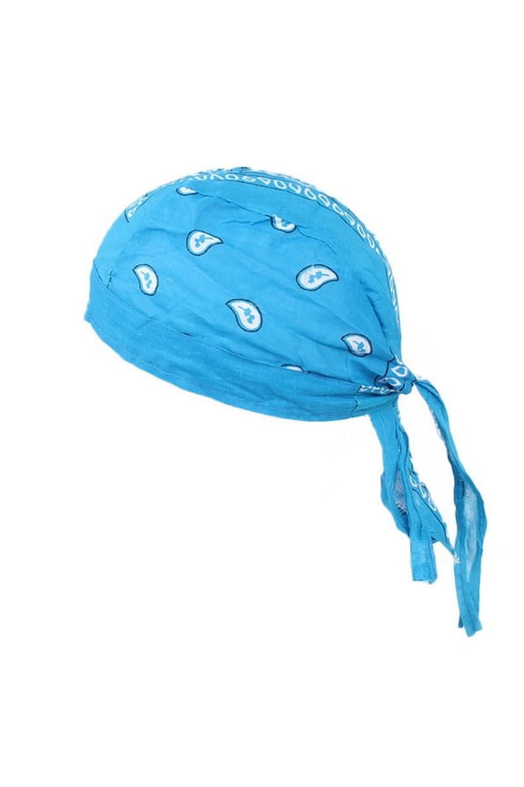 Unisex Men Women Cotton Biker Skull Cap Motorcycle Bandana Head Wrap Doo Rag