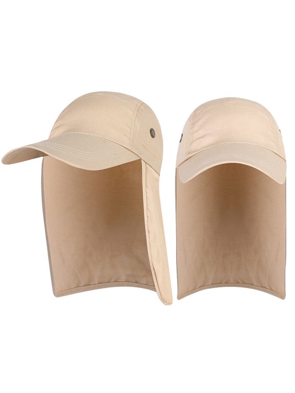 Unisex Men Women Fishing Hat UV Protection Visor Ear Neck Flap Outdoor Hiking Sun Cap