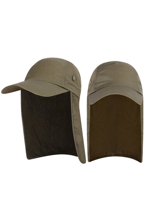 Unisex Men Women Fishing Hat UV Protection Visor Ear Neck Flap Outdoor Hiking Sun Cap