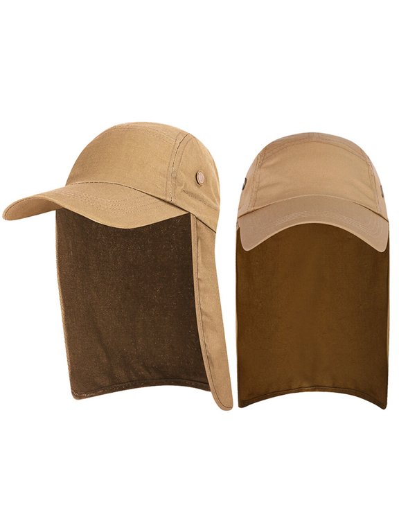 Unisex Men Women Fishing Hat UV Protection Visor Ear Neck Flap Outdoor Hiking Sun Cap