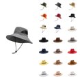 thumbnail image 1 of Unisex Men Womens Summer Sun Hat Beach Hat Wide Brim Outdoor UPF 50+ Protection Cooling Grey Hat for Outdoor Golf Hiking Fishing Beach, 1 of 5