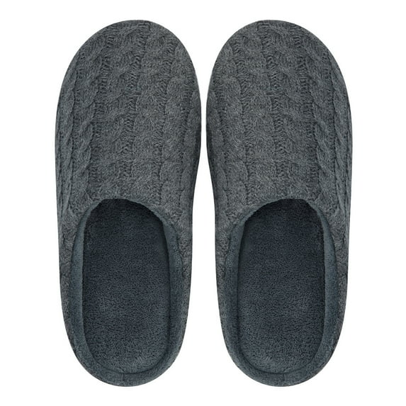 Unisex Men's Women's Slippers Comfort Cotton-blend Closed Toe House Shoes Indoor Scuff For Home Bedroom Living Room