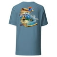 thumbnail image 1 of Unisex Mens Lightweight Adult Jimmy Buffett Style Lower Latitudes Better Attitudes Tropical Graphic Sailboat Beach T-Shirt, 1 of 6