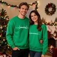 thumbnail image 1 of Unisex Merry Christmas Sweatshirts Matching Christmas Couples Top Outfits Long Sleeve Crewneck Shirts Funny Holiday Boyfriend Girlfriend Christmas Gifts, 1 of 9
