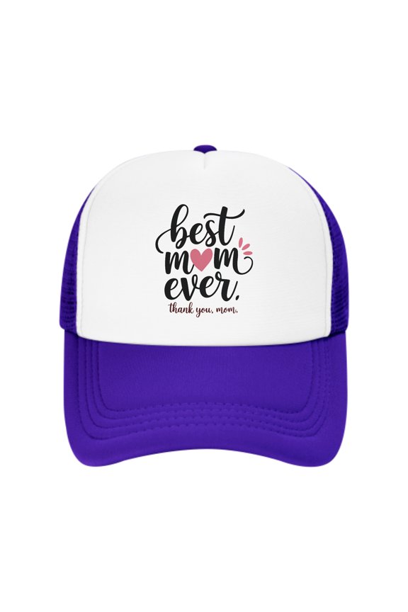 Unisex Mesh Baseball Cap Adjustable Snapback Cut Mesh Hat Personalized Printed Meshback Cap for Outdoor Sports Running Men Women Casual Hat