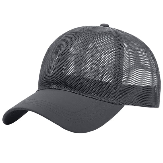 Unisex Mesh Baseball Cap, Sunscreen Quick Dry Adjustable 6-Panel Hat Outdoor Sports Wear