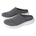 thumbnail image 1 of Unisex Mesh Mules Slip On Shoes Backless Sneakers Knit Flats Non-Slip Walking Shoes, 1 of 9