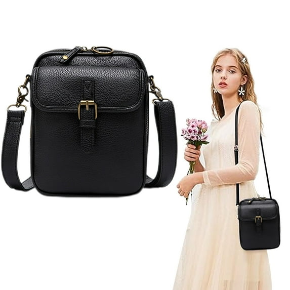 Unisex Messenger Bag A Trendy and Functional Storage Solution Suitable for Both Men and Women As A Casual Shoulder Bag Crossbody Bag with Ample - Messenger Bag Trendy Storage Bag Black + 10 Card