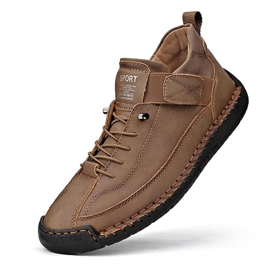 Microfober Unisex Microfiber Leather Ankle Boots with Arch Support - Comfortable ...