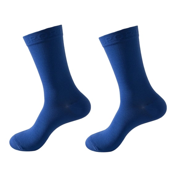Unisex Mid Crew Socks Ribbed Knit Active Socks Stretchy Fit Lightweight Daily Crew Socks