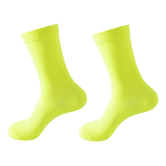 Unisex Mid Crew Socks Ribbed Knit Active Socks Stretchy Fit Lightweight Daily Crew Socks