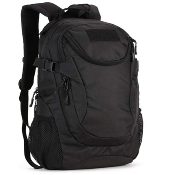 Unisex Military Backpack Molle, Tactical, Motorcycle, Hiking, Outdoor, Hunting, Campus, Waterproof Trekking Day-Pack, 25 Litres Nylon, A25L-Molle-Schwarz