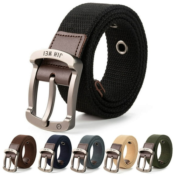 Unisex Military Canvas Quick Release Buckle Outdoor Training Belt