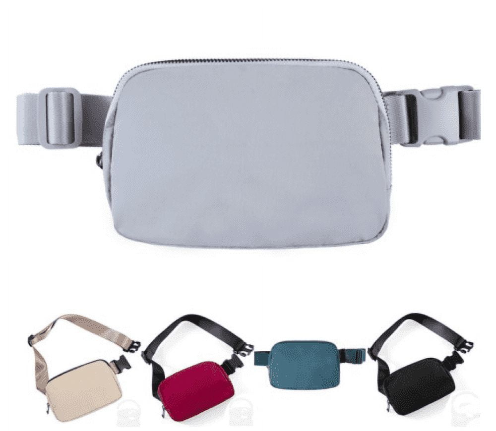 Yuanbang Unisex Mini Belt Bag, Fanny Pack for Women Men, Small Belt Bag with Adjustable Strap, Adult Unisex, Size: 1 Pack, Black