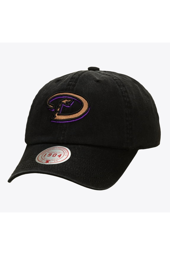 Unisex Mitchell & Ness Black Arizona Diamondbacks 1904 Soft Wash Cooperstown Adjustable Hat
