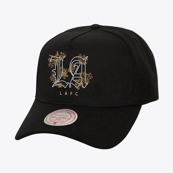 Unisex Mitchell & Ness Black LAFC Playmaker Pro Pinch Snapback Hat