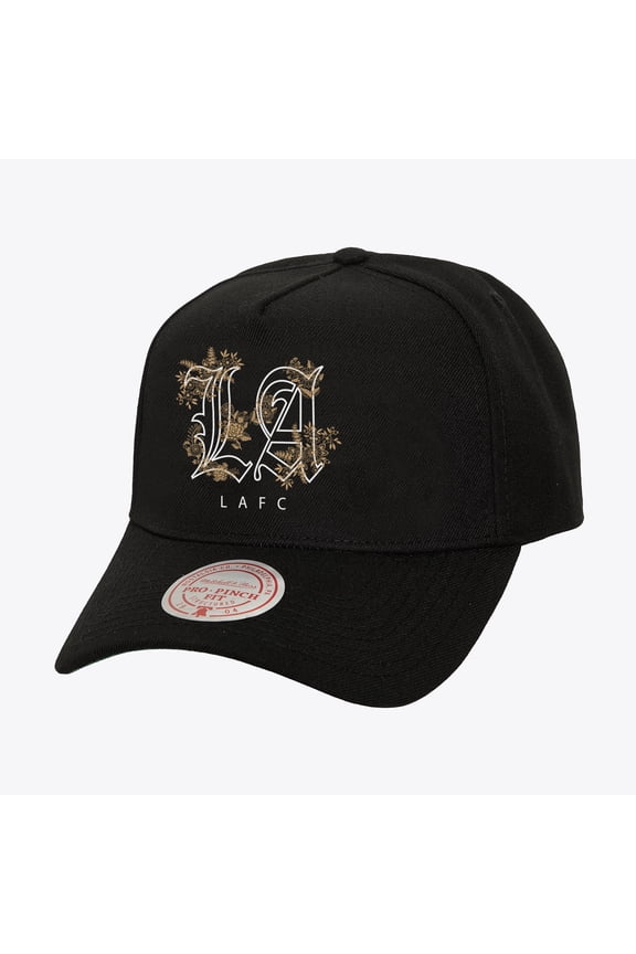 Unisex Mitchell & Ness Black LAFC Playmaker Pro Pinch Snapback Hat