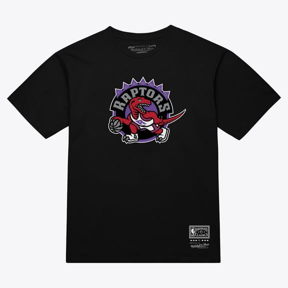 Unisex Mitchell & Ness Black Toronto Raptors Hardwood Classics Arch T-Shirt