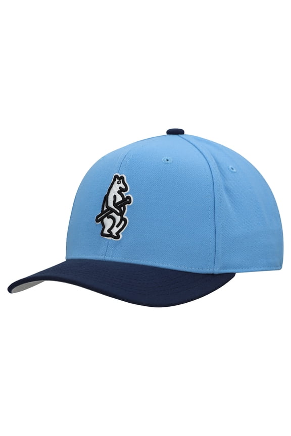 Unisex-Mitchell & Ness  Blue Chicago Cubs Basic Coop Pro Adjustable Hat