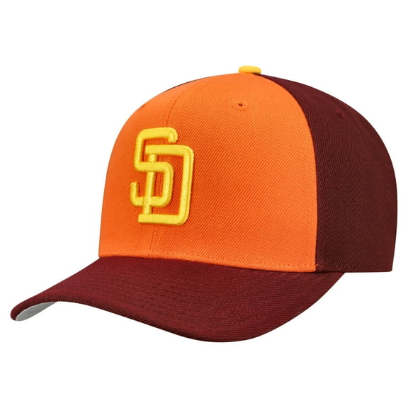 Unisex-Mitchell & Ness Brown San Diego Padres Basic Coop Pro Adjustable Hat