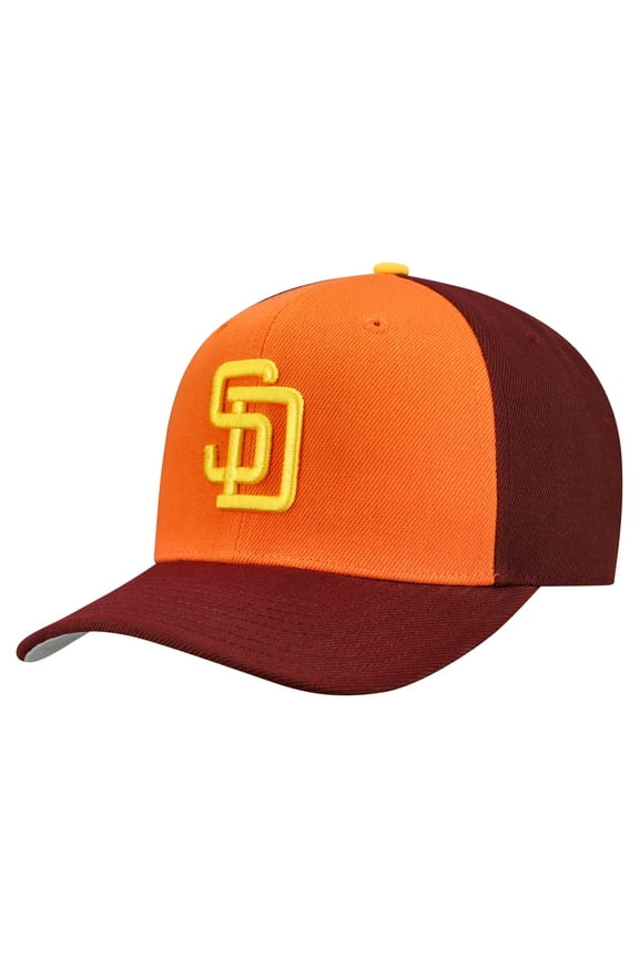 Unisex-Mitchell & Ness Brown San Diego Padres Basic Coop Pro Adjustable Hat