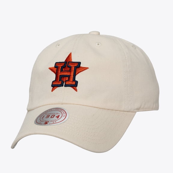 Unisex Mitchell & Ness Cream Houston Astros Off-Season 1904 Strapback Adjustable Hat