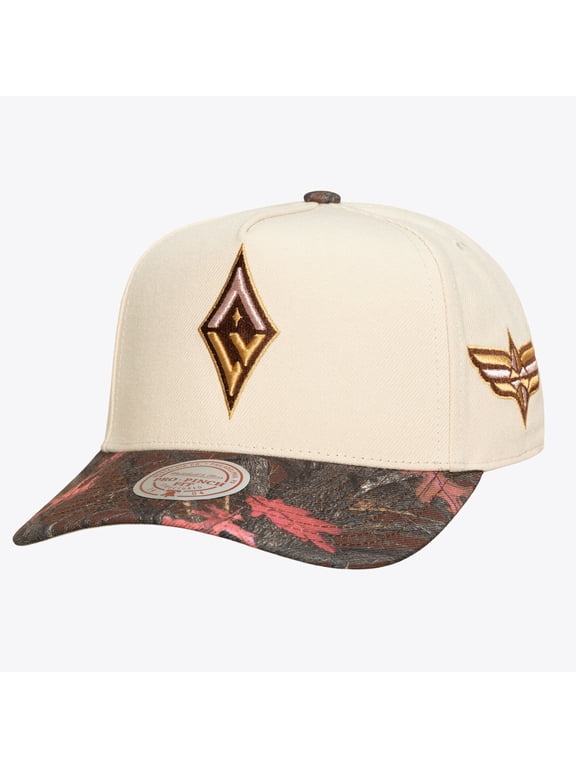 Unisex Mitchell & Ness Cream Las Vegas Aces Pink Pro Adjustable Hat
