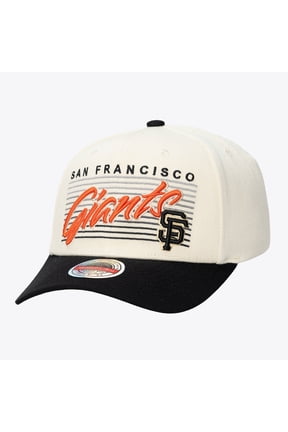 Unisex Mitchell & Ness Cream San Francisco Giants Retro Lines Stretch Snapback Hat