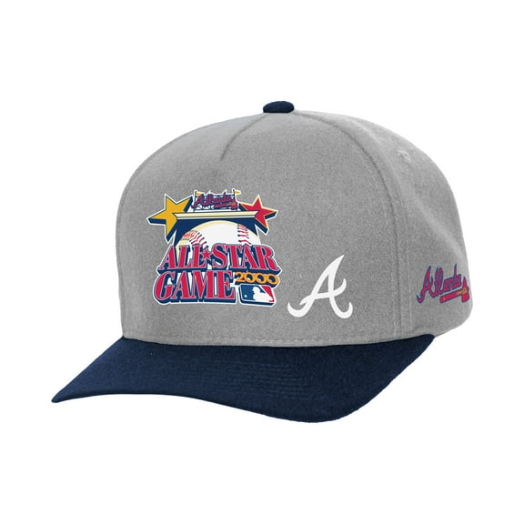 Unisex Mitchell & Ness  Gray Atlanta Braves 2000 All-Star Game Pro Adjustable Hat